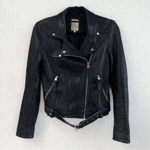🖤 Zara Leather Biker / Motorcycle Jacket 🖤